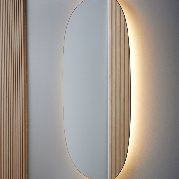 Ifö Option oval med belysning Ifö Option oval med belysning