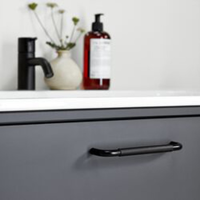 Ifö Sense Art underskåp i färgen lava och svart handtag Ifö Sense Art underskåp i färgen lava och svart handtag