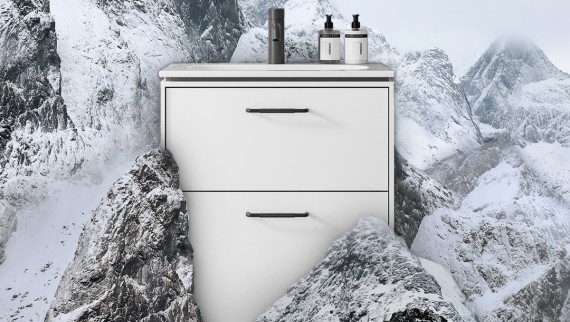 Stilren design med Ifö Sense Art badrumsmöbler Stilren design med Ifö Sense Art badrumsmöbler