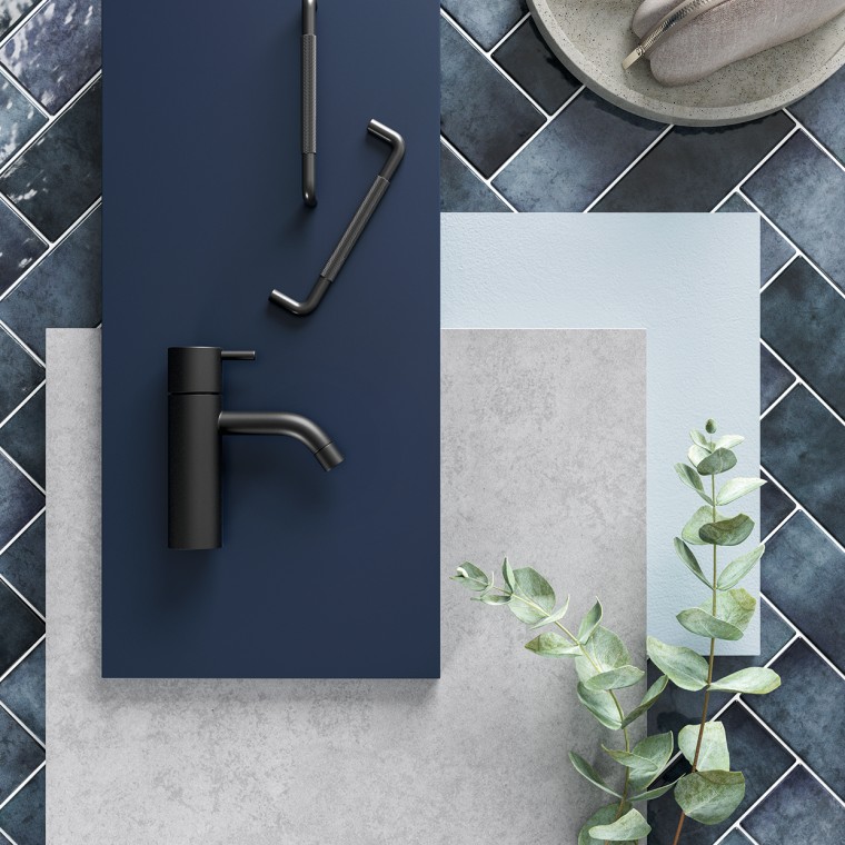 Moodboard blå Moodboard blå