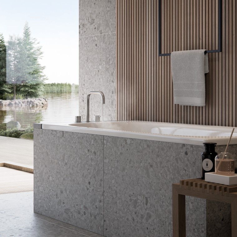 Inbyggt Ifö Caribia badkarv Inbyggt Ifö Caribia badkarv