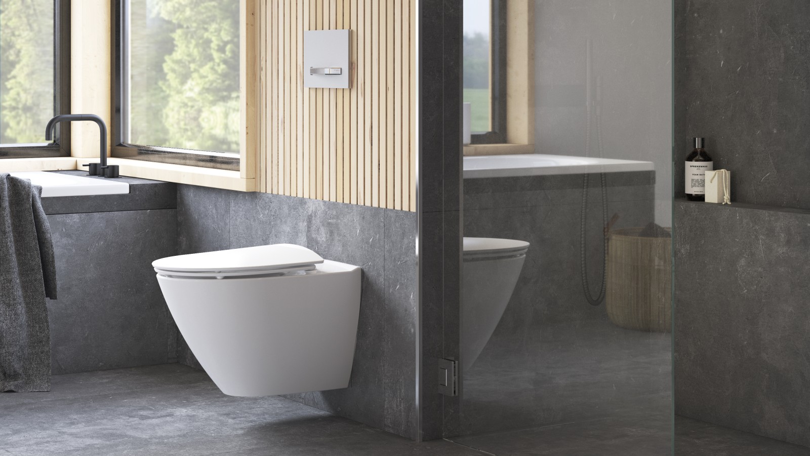 Ifö Spira Art vägghängd toalett Ifö Spira Art vägghängd toalett