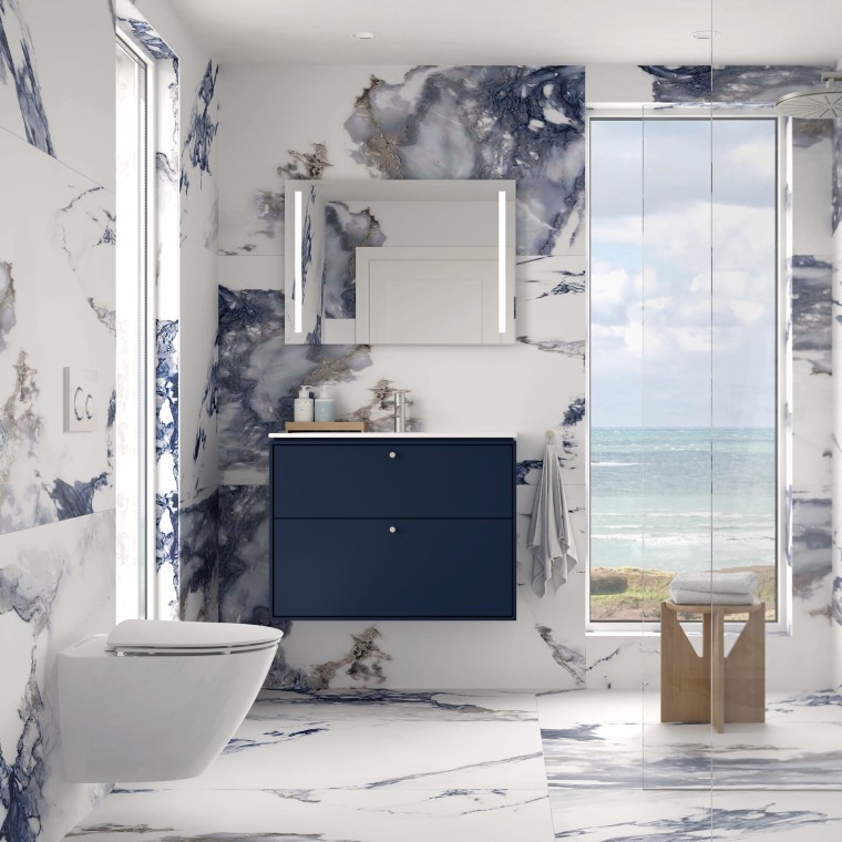 Ifö Sense Art badrumsmöbler och Ifö Spira Art vägghängd toalett Ifö Sense Art badrumsmöbler och Ifö Spira Art vägghängd toalett