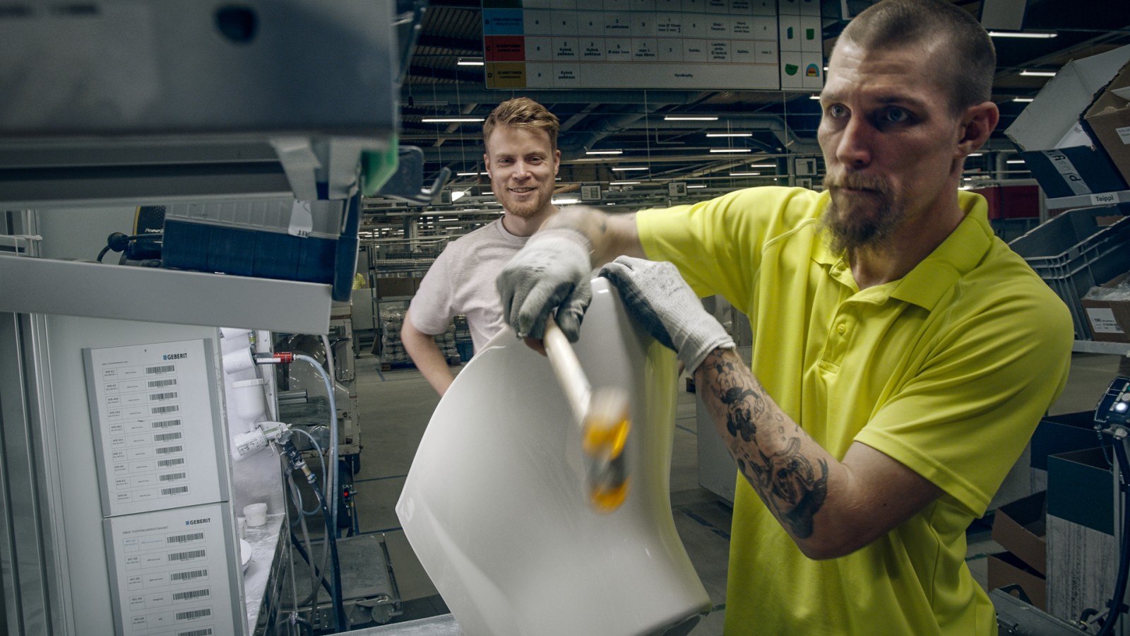 Kvalitetskontroll av våra toaletter Kvalitetskontroll av våra toaletter