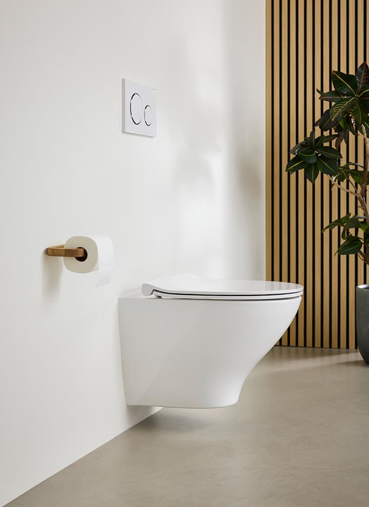 Ifö Modern vägghängd toalett