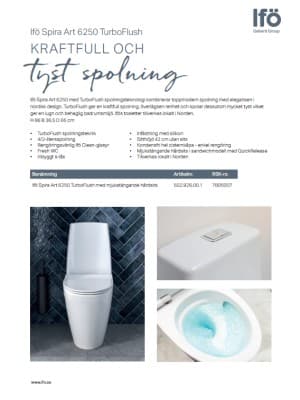 Poster Ifö Spira Art 6250 TurboFlush 50x70 Poster Ifö Spira Art 6250 TurboFlush 50x70