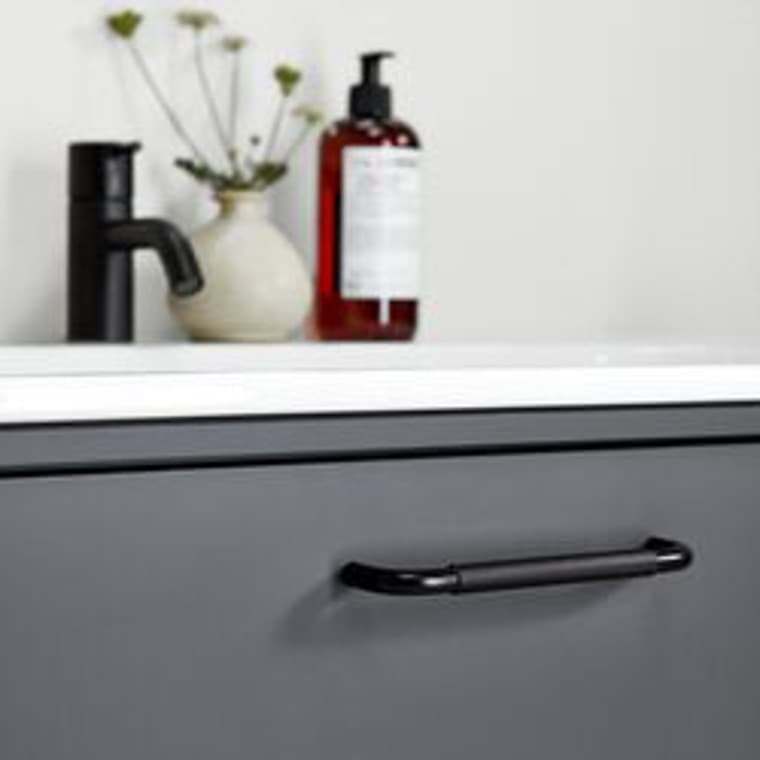 Ifö Sense Art underskåp i färgen lava och svart handtag Ifö Sense Art underskåp i färgen lava och svart handtag