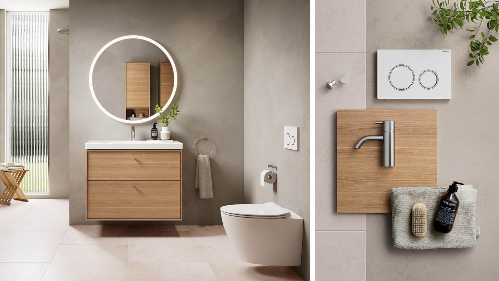 Moodboard - naturliga varma nyanser Moodboard - naturliga varma nyanser