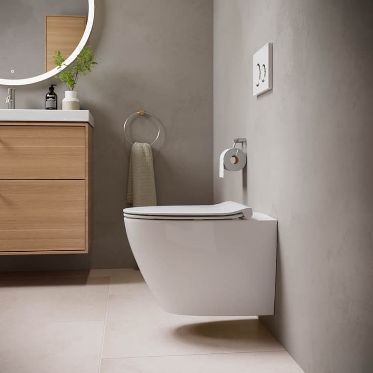 Ifö Spira Art TurboFlush vägghängd toalett Ifö Spira Art TurboFlush vägghängd toalett