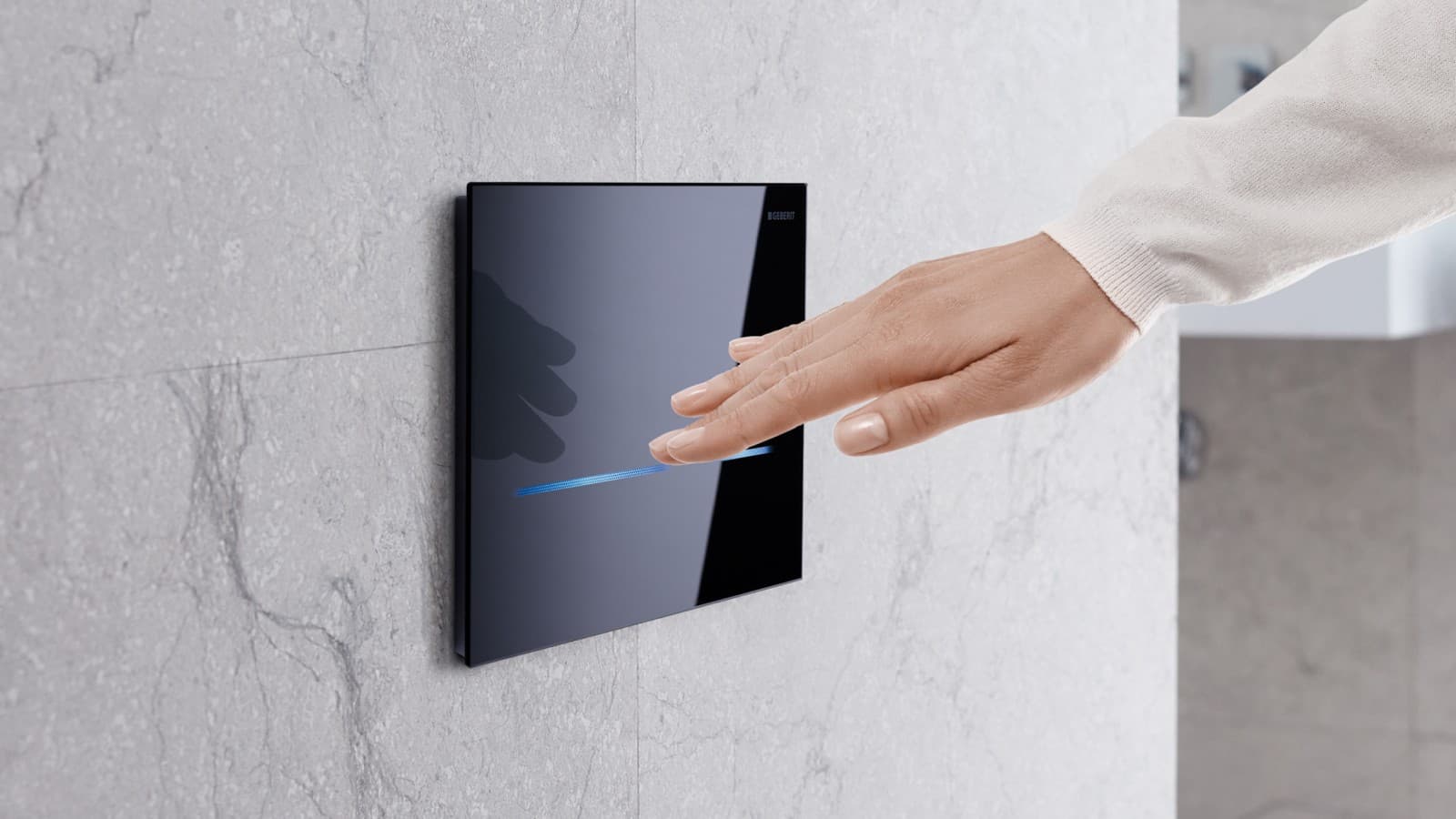 Geberit Sigma80 beröringsfri spolknapp Geberit Sigma80 beröringsfri spolknapp